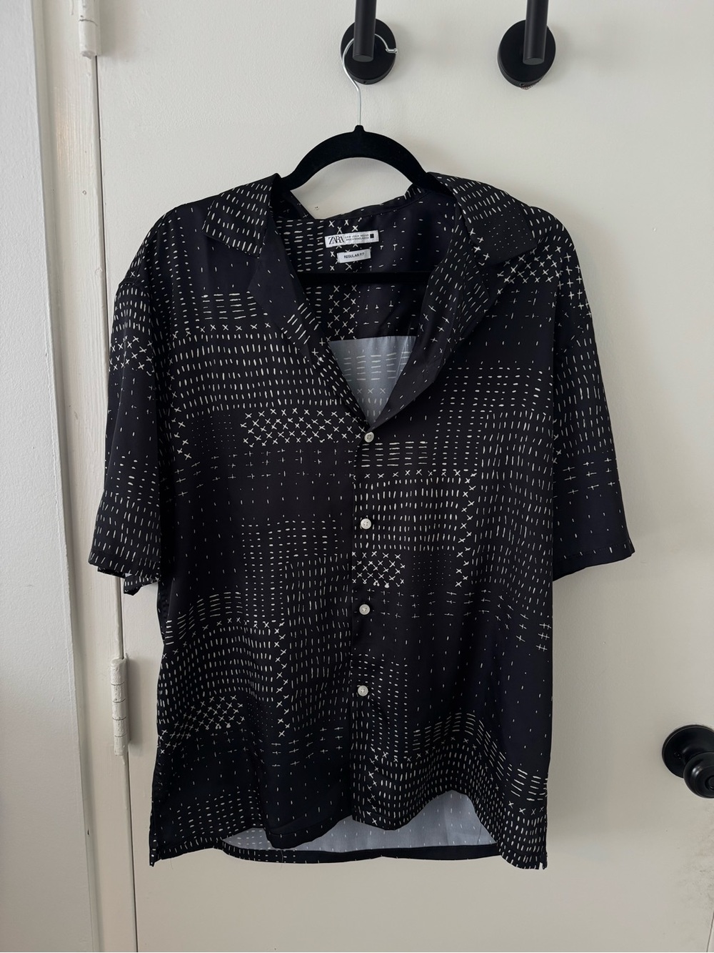 Zara Printed Button Down Shirt